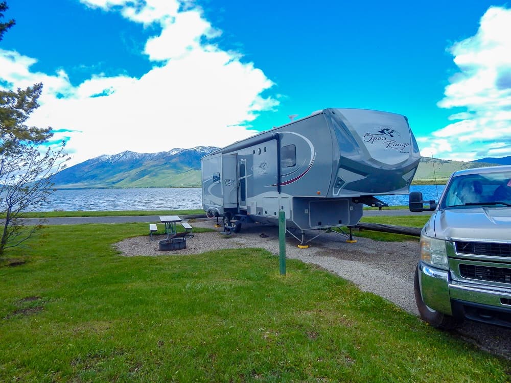 campsite at henry's lake state park