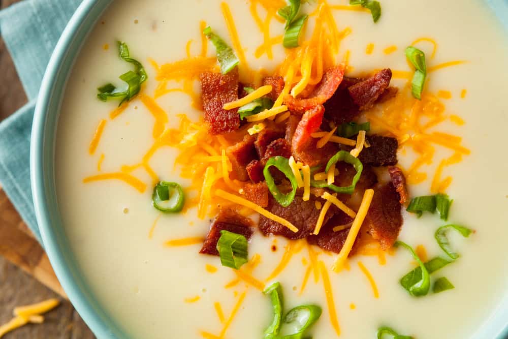 Loaded Baked Potato Soup Simple Camping Recipe