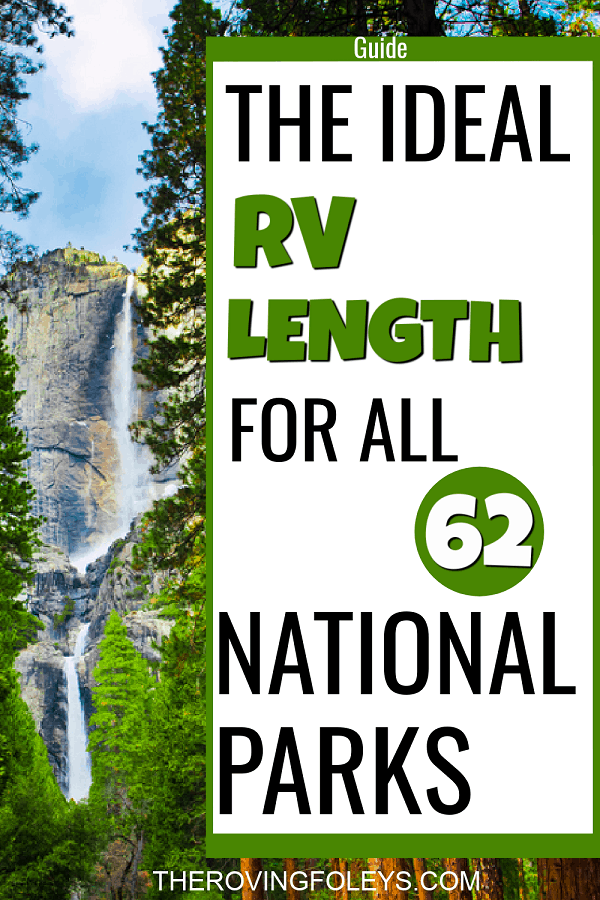 giude to rv length in national parks