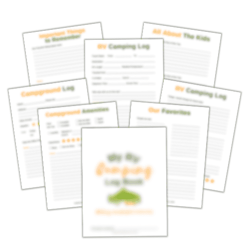 rv log book template printables on white background