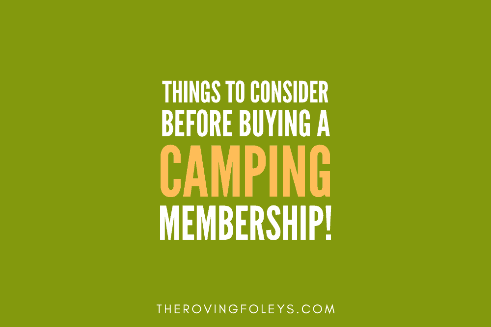 meme saying things to consider before buying a camping membership