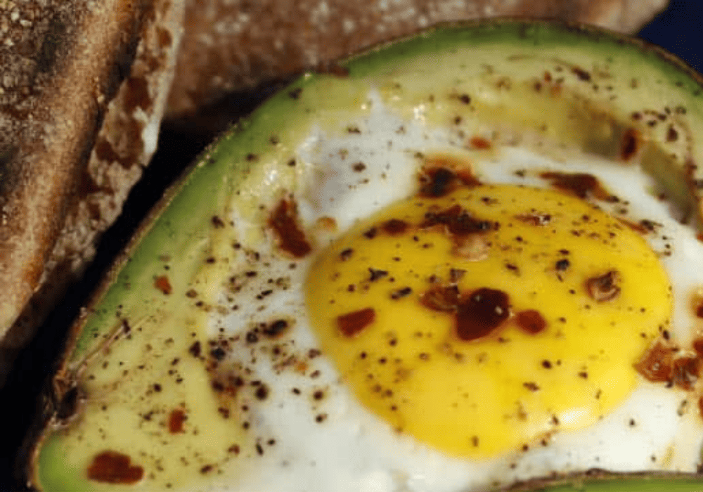 Breakfast Eggs Baked in Avocado