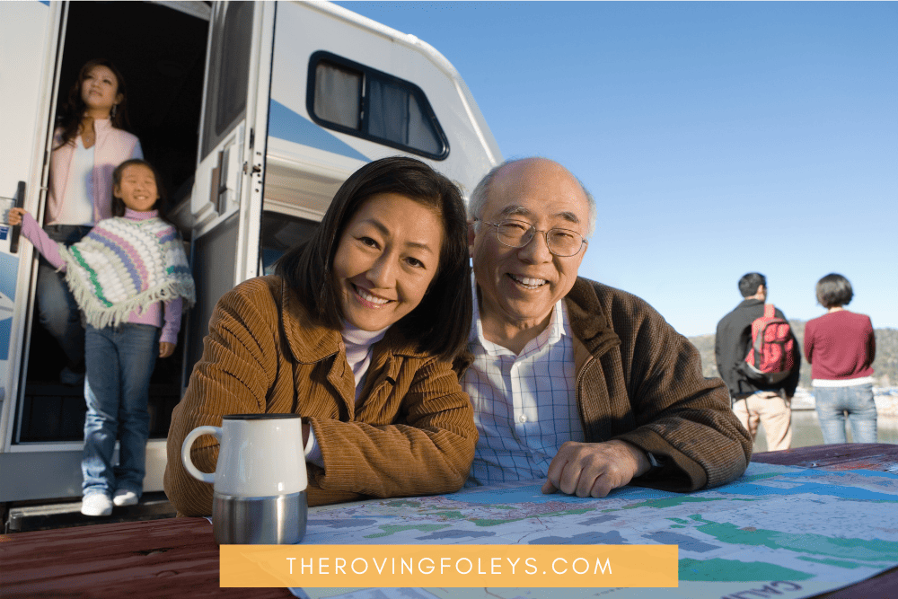 rv campground etiquette asian couple
