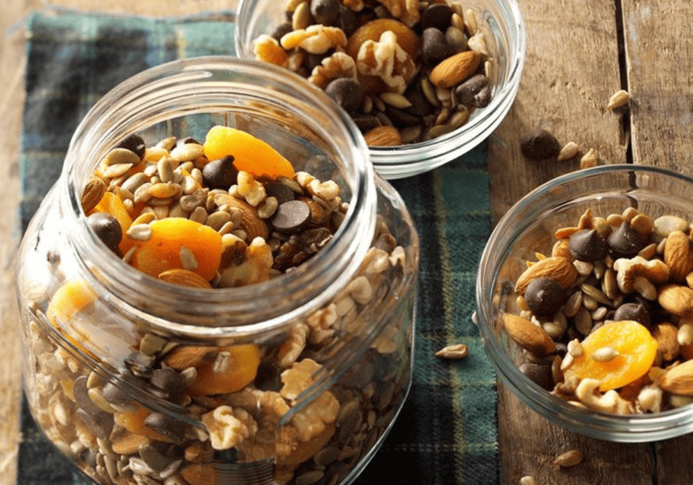 vegetarian nut and seed trail mix
