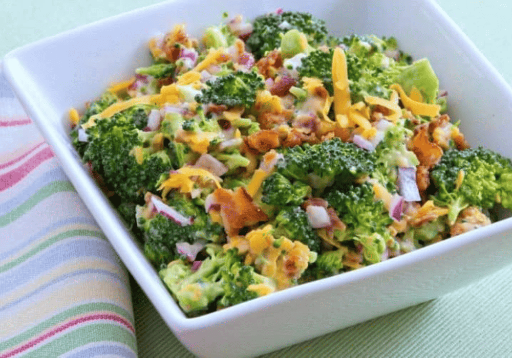 vegetarian broccoli salad