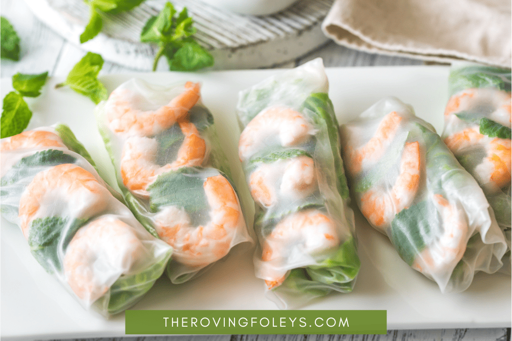 shrimp rice paper rolls