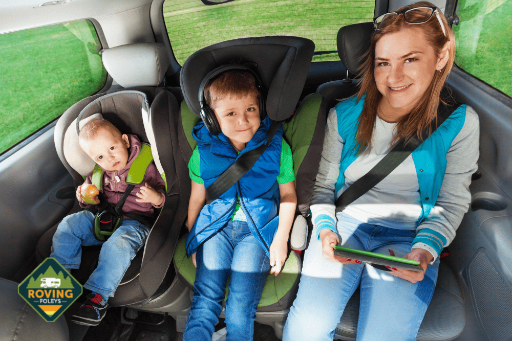 children in back seat