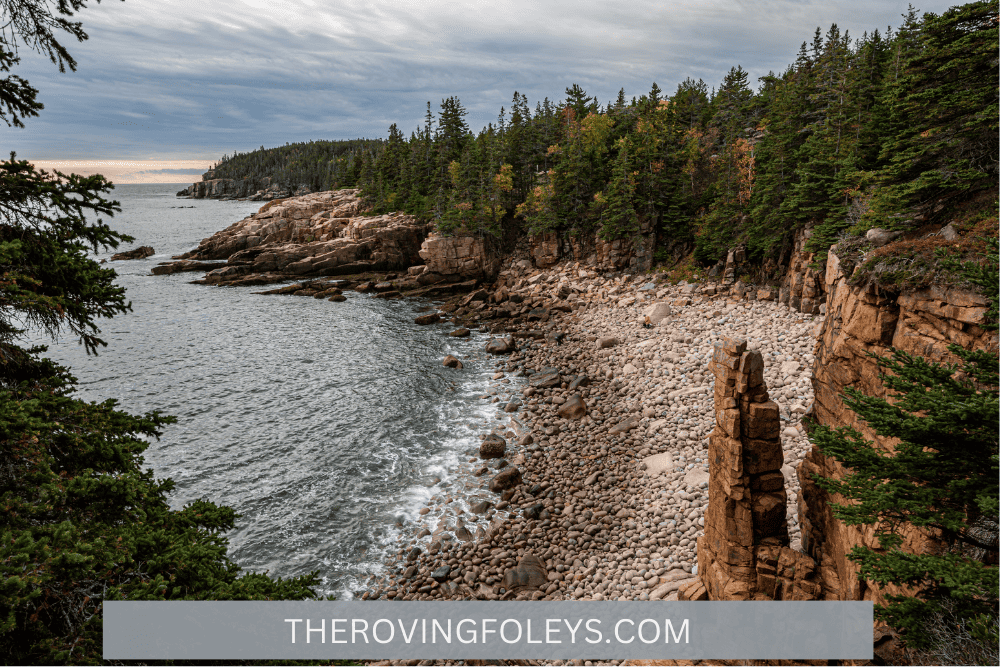 coastline of Acadia National Park
