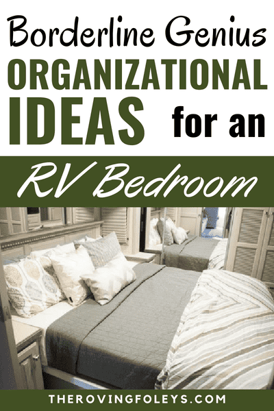 rv bedroom organization guide
