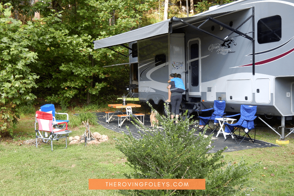 our extended rv awning