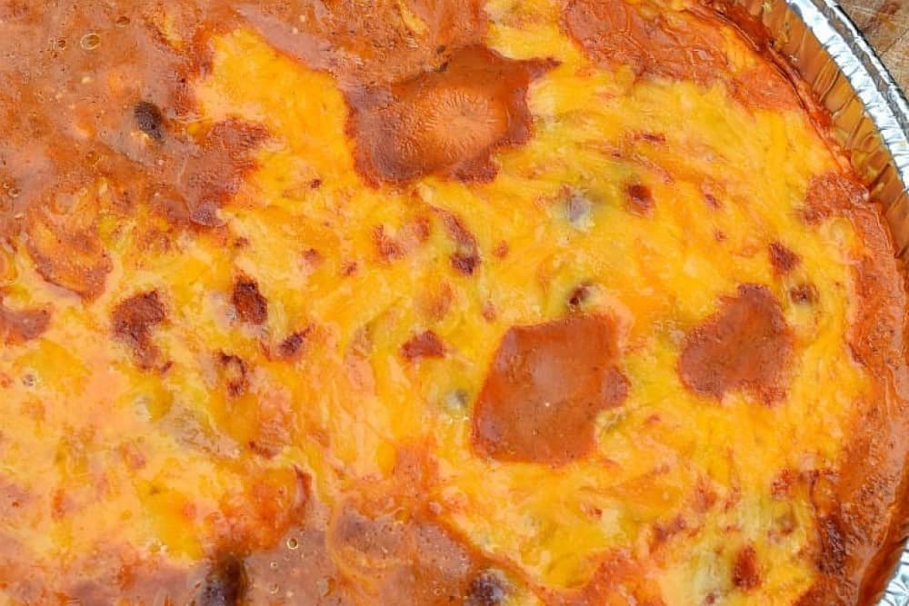Three Ingredient Bean And Cheese Campfire Dip