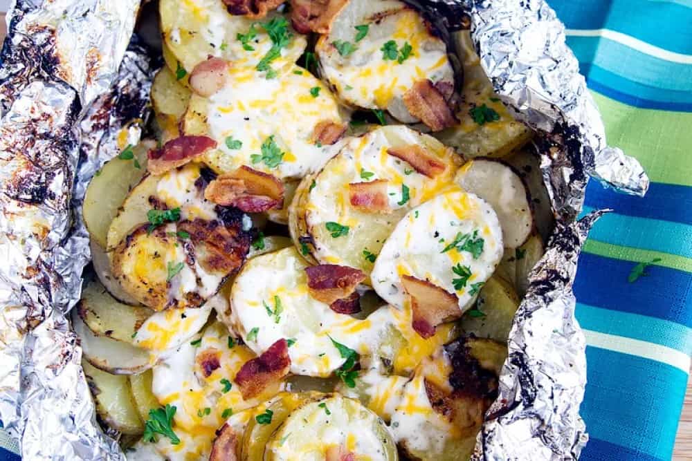 Bacon Ranch Chilled Potatoes