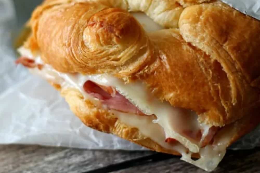 Hot Ham And Cheese Croissants