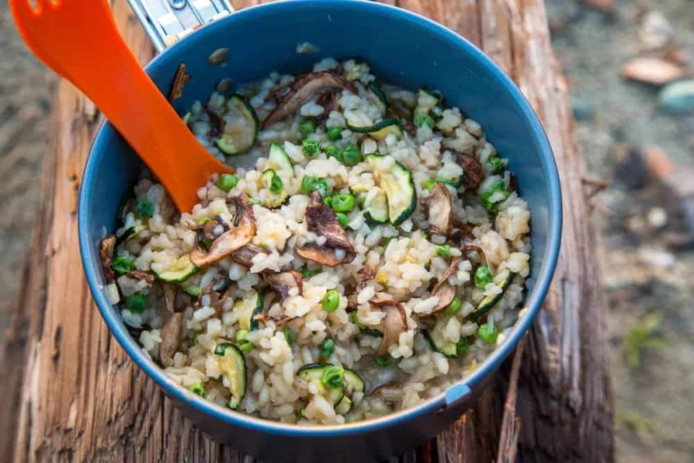 Dehydrated Risotto with Vegetables
