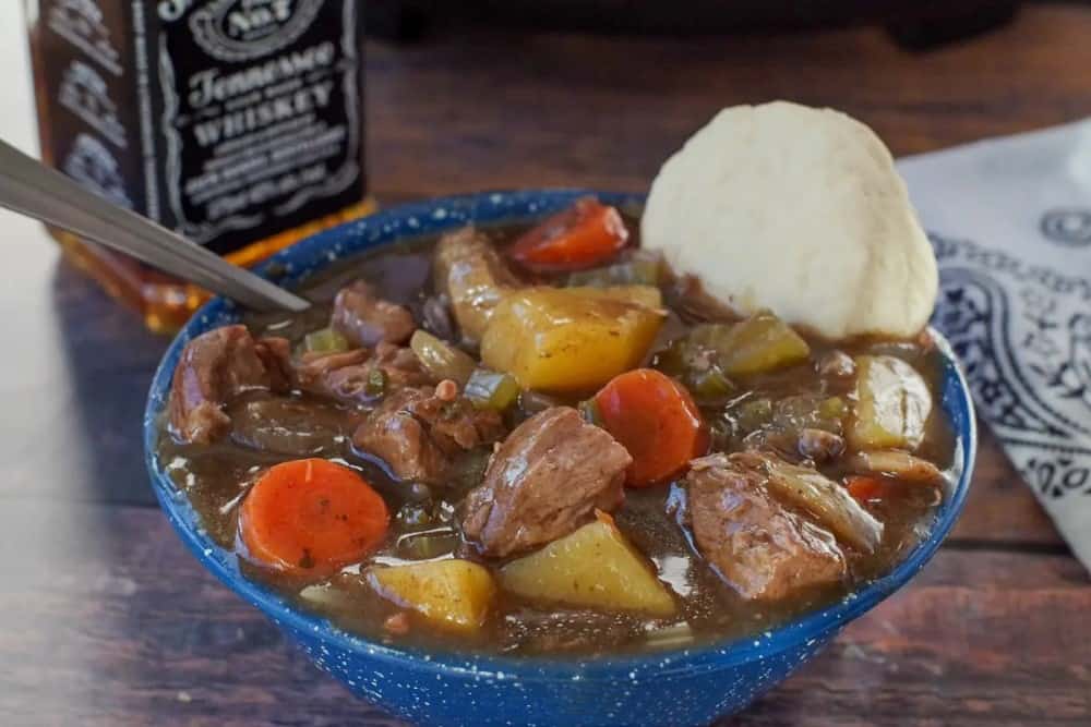 Slow Cooker Whiskey Beef Stew