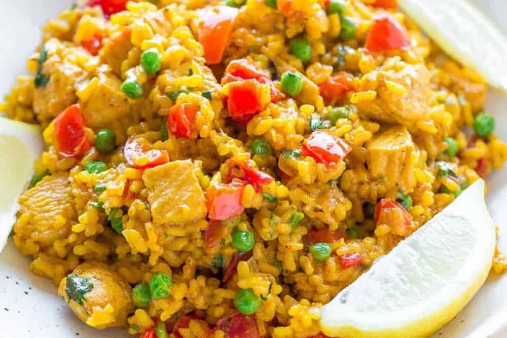 Paella Style Chicken and Rice