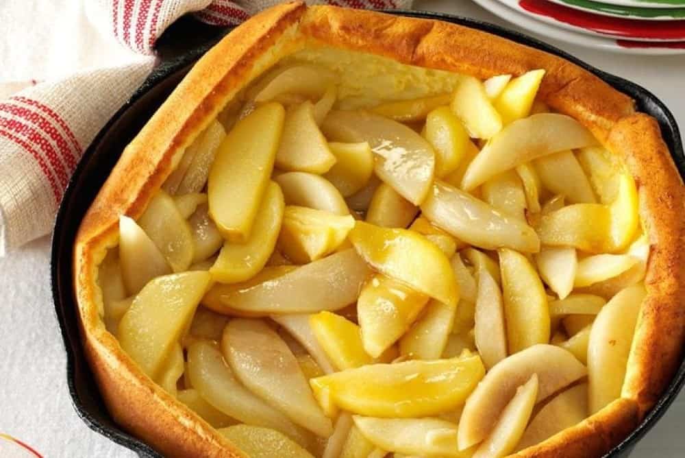 Apple Pear Puff Pancake