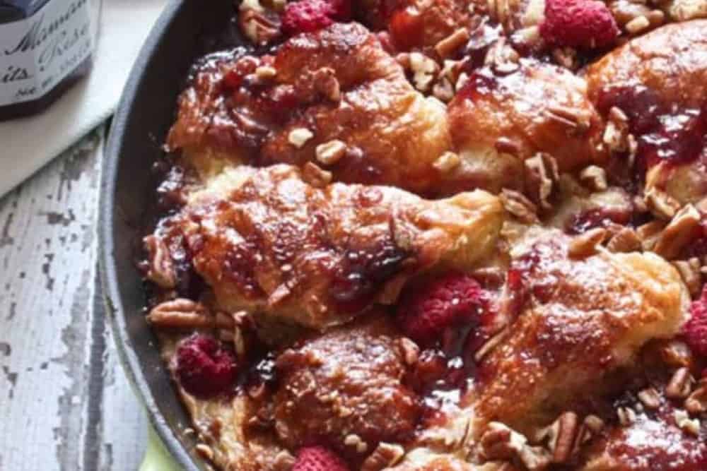French Toast & Preserves Casserole