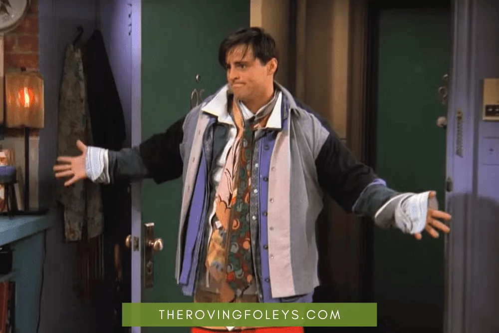 joey with all of the clothes on